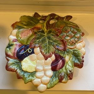 Fitz and Floyd Home Fragrance Candle Holder Trinket Dish Saucer